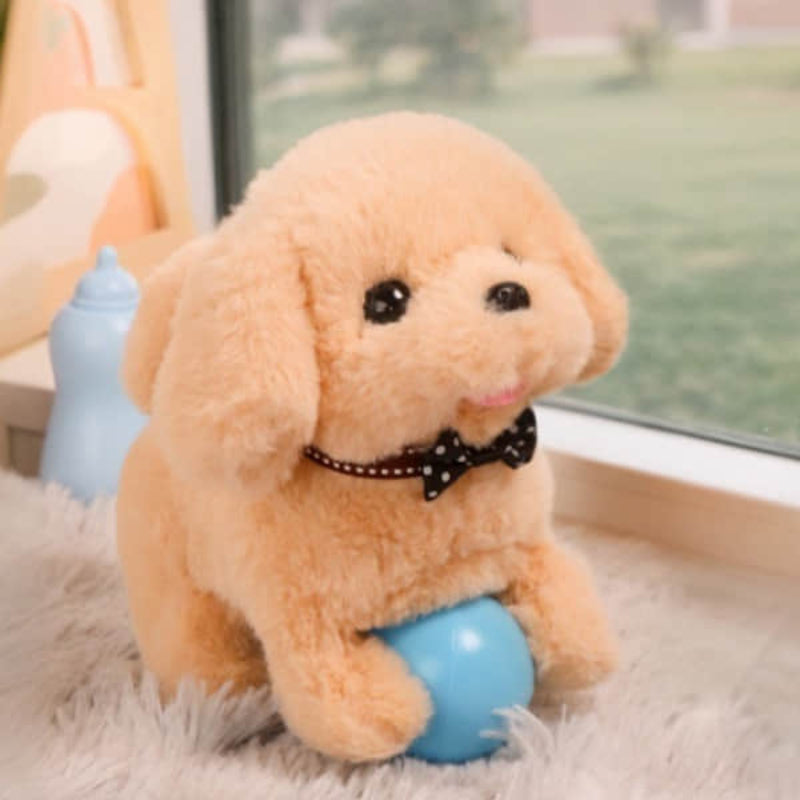 Realistický plyšový robotický pejsek, který běhá a skáče, nejlepší společník pro děti, ideální dárek pro vaše dítě!