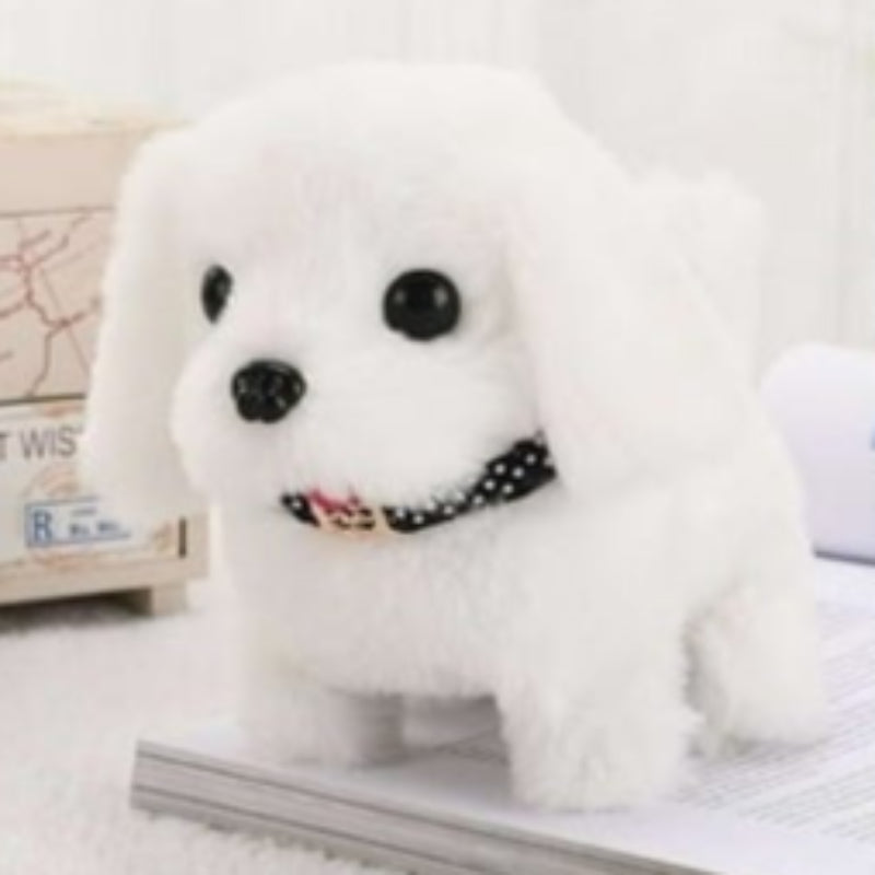 Realistický plyšový robotický pejsek, který běhá a skáče, nejlepší společník pro děti, ideální dárek pro vaše dítě!