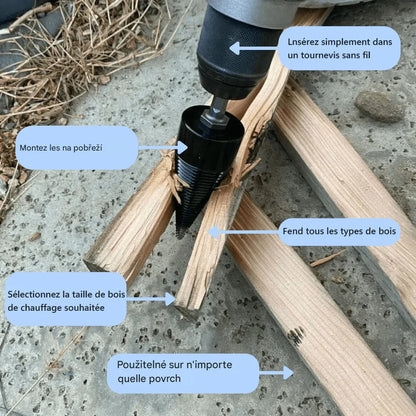 Coeurva bezbolestný vrták na snadné štípání dřeva pro seniory