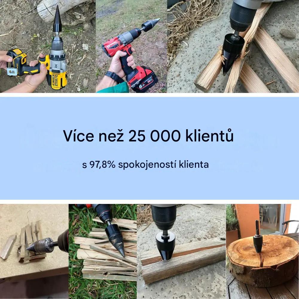Coeurva bezbolestný vrták na snadné štípání dřeva pro seniory