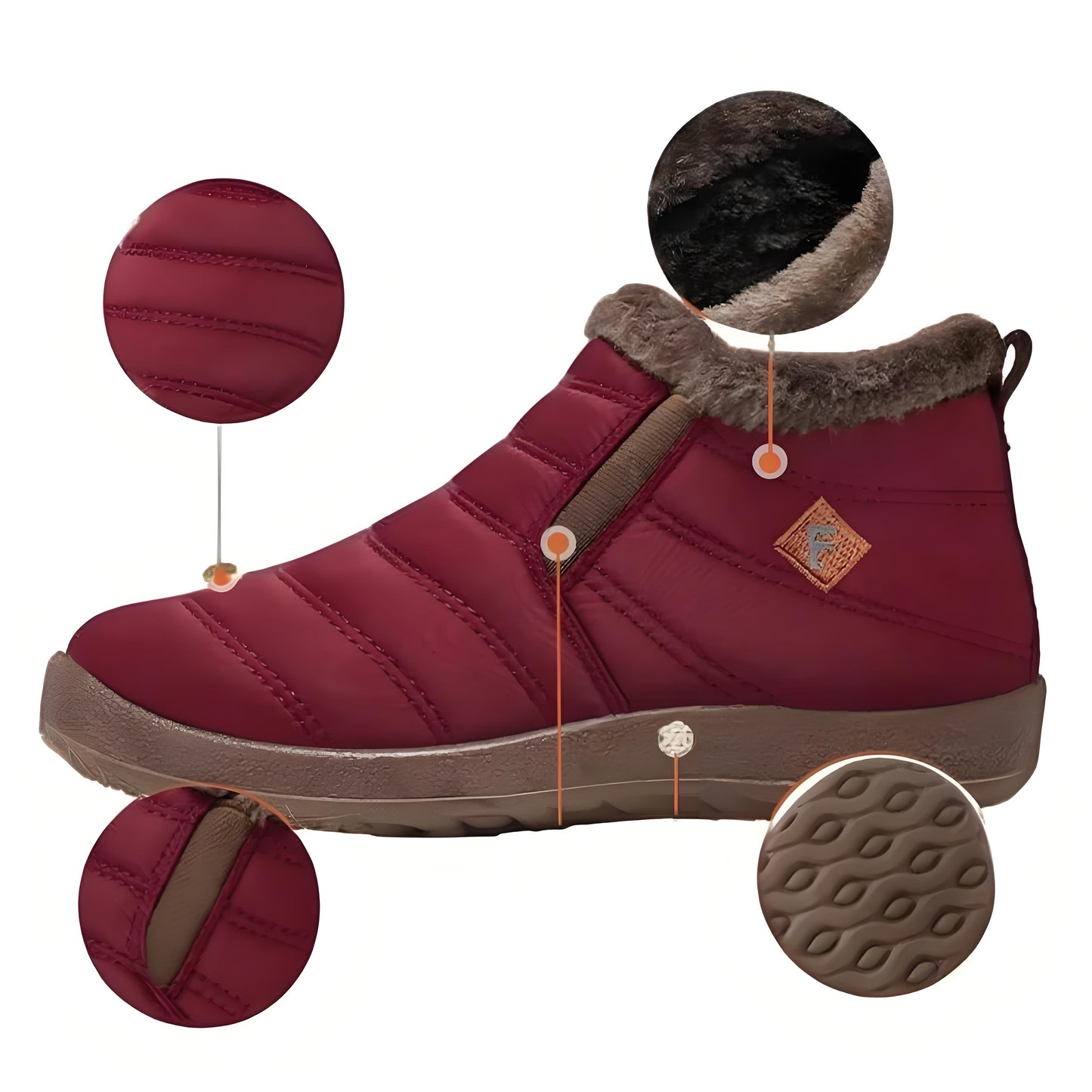 Měkké a pohodlné autentické zimní ortopedické boty (podpora klenby - usnadňuje chůzi)🔥Druhý kus za poloviční cenu⏰