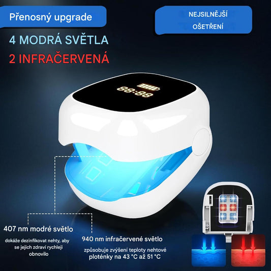 Coeurva Laserové LED zařízení pro léčbu nehtové mykózy