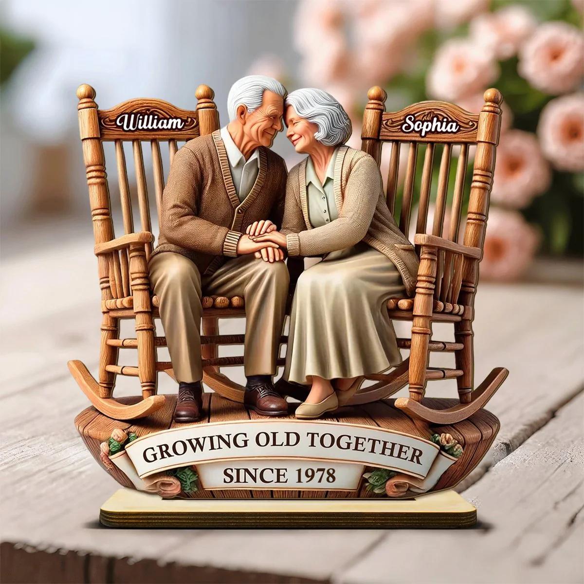 Nejlepší dárek pro seniory v roce 2025 – dřevěná soška jako symbol lásky a věrnosti