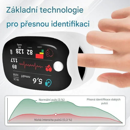 Coeurva™ Laserový glukometr bez bolesti – Přesný, rychlý a přenosný