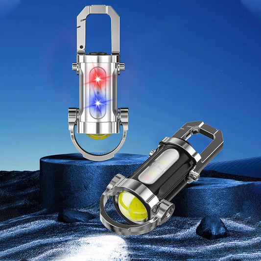 Coeurva Mini svítilna na klíče | 7 režimů · Vysoce výkonná · Nouzová nezbytnost🔥Tři kusy za pouhých 800 Kč