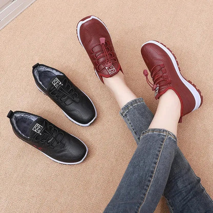 Měkké a pohodlné prémiové kožené zimní boty (podpora klenby – usnadňuje chůzi) 🔥Druhý pár za poloviční cenu