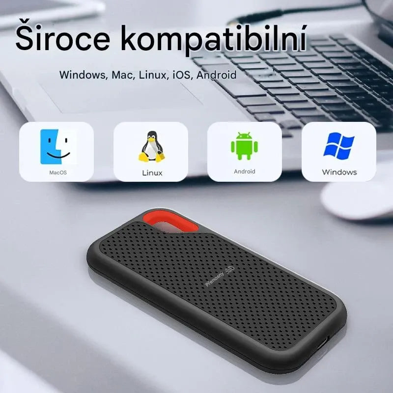 30TB externí pevný disk typu C Přenosný – masivní úložiště, dokonalý výkon