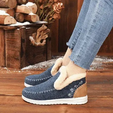 Měkké a pohodlné dámské boty vysoké třídy z kvalitního kašmíru — podpora klenby chodidla, chůze je snazší! 🔥 Sleva 70 % pouze dnes – nenechte si to ujít!