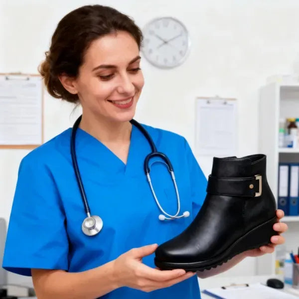 Měkké a pohodlné dámské boty vyrobené z pravé vlny a prémiové kůže (podpora klenby - usnadňuje chůzi)🔥🔥