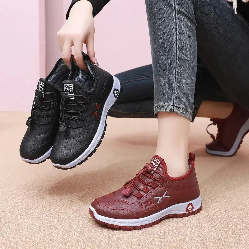 Měkké a pohodlné prémiové kožené zimní boty (podpora klenby – usnadňuje chůzi) 🔥Druhý pár za poloviční cenu