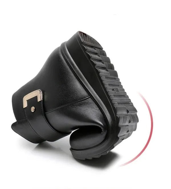 Měkké a pohodlné dámské boty vyrobené z pravé vlny a prémiové kůže (podpora klenby - usnadňuje chůzi)🔥🔥