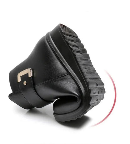 Měkké a pohodlné dámské boty vyrobené z pravé vlny a prémiové kůže (podpora klenby - usnadňuje chůzi)🔥🔥