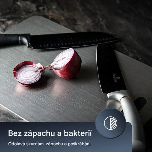 🚚 Doprava zdarma – vy si jen užijte rozbalování! Coeurva™ krájecí deska z titanové slitiny – ultra odolná, hygienická a šetrná k nožům, nezbytný pomocník do vaší kuchyně