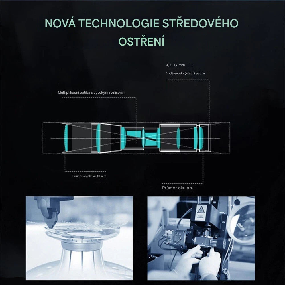 Přenosný HD dalekohled s 10–300× zoomem je ideální volbou pro milovníky přírody a noční oblohy k pozorování světa!